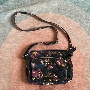 Vera Bradley Floral Boho Shoulder Satchel